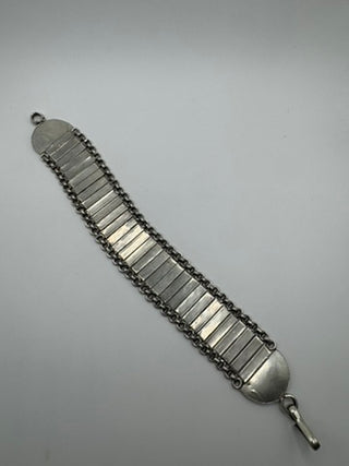 Silver Tone Articulated Bracelet