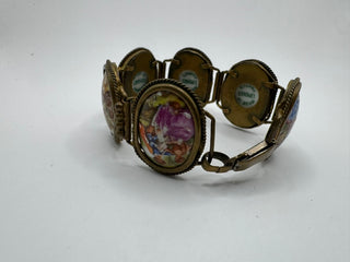 Limoges Vintage Porcelain Courting Bracelet