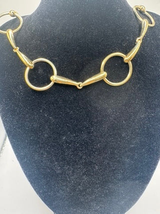 Vintage CHAPS by Ralph Lauren Gold Tone Choker