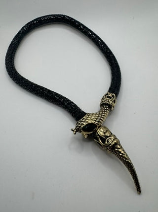 Black Mesh Snake Choker