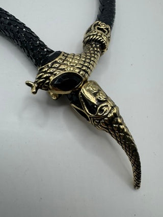 Black Mesh Snake Choker