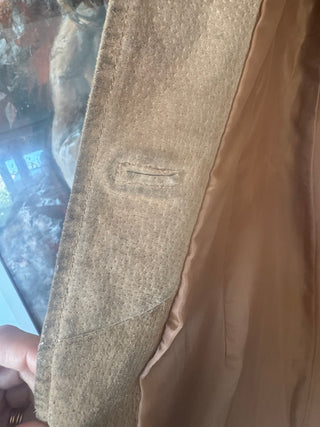 Suede 1960s Jacket with Tie