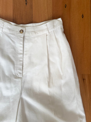 Vintage Linen Shorts - Size 6-8
