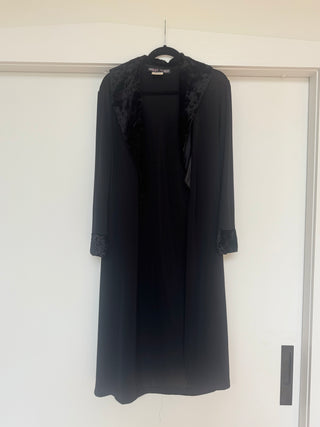 Vintage New Zealand Designer Anne Maree Chambers, overcoat with faux fur trim