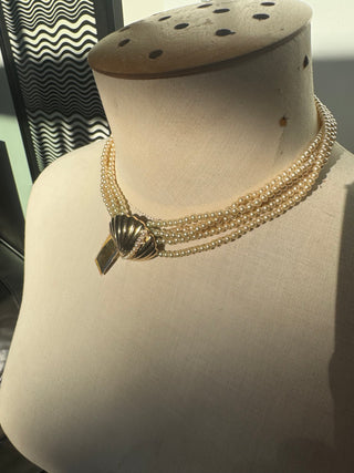 Stunning Trifari Costume Necklace 1970s