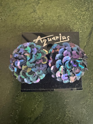 Vintage Sequin Deadstock Vintage dome earrings
