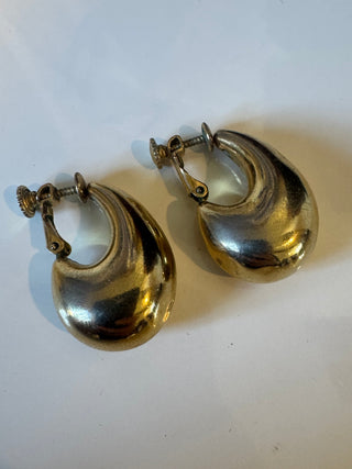 Vintage Napier Gold Tone Earrings