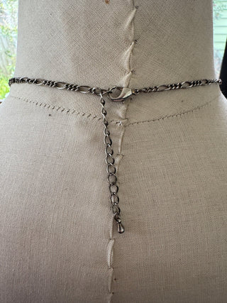 Delicate Rose Metal and silver tone costume jewelry