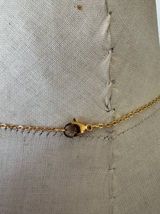 Real Preserved Orchid Brooch or Pendant - Resin and Gold Plate