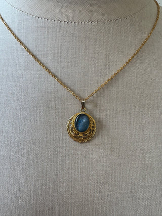 Vintage Gold Plate Pendant