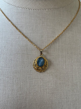 Vintage Gold Plate Pendant