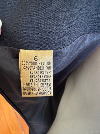 Classic 90s Black Mini Dress - Size 10
