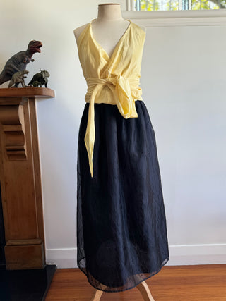 Vintage Wells NZ Made Full Black Skirt