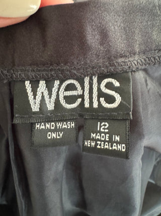 Vintage Wells NZ Made Full Black Skirt