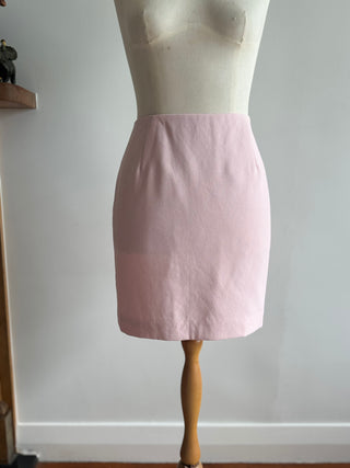 90s Pink Mini Skirt Size 8-10