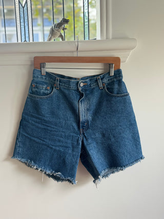Denim Levi 550 Cut Offs Short Size 10-12