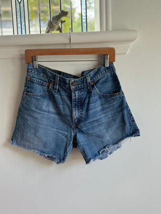 Denim Levi 516 Cut Offs Short - W32