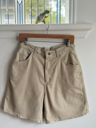 Vintage Lee Beige Denim Shorts
