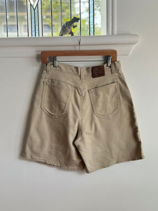 Vintage Lee Beige Denim Shorts