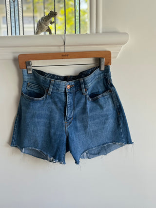 Denim Levi Cut Offs, "Straight 535 Jeans" - Size 10-12