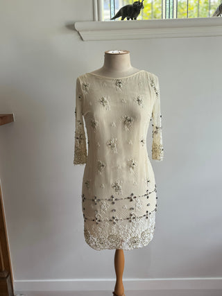 Cohen et Sabine embellished Silk Slip - Size 8