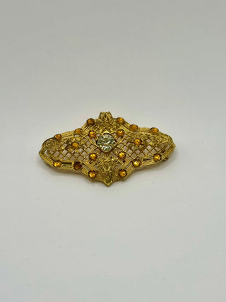 Vintage art deco revival brooch