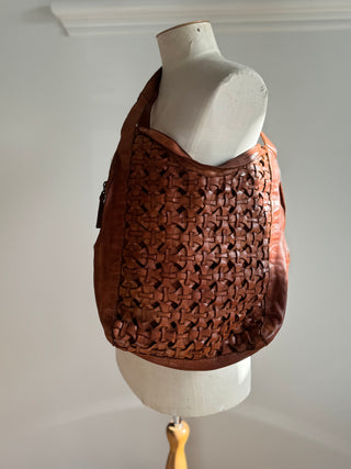 Kompanero Vintage Bag - Large Weaved Shoulder Bag