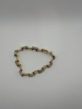 Vintage Mother of Pearl Link Bracelet
