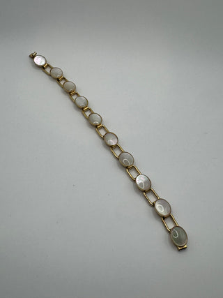 Vintage Mother of Pearl Link Bracelet