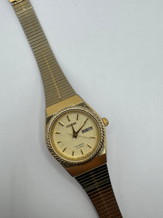 Vintage Gold Plated Citizen Automatic Ladies Watch - in Original Box