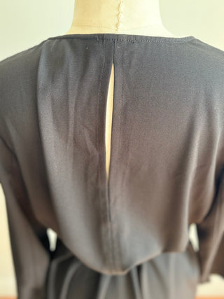 Liam Wrap Dress w Cut Out Detail - Size 14