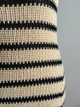 DISSH Margo Dress - stripe knit Size M