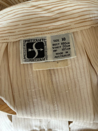 Vintage Silk Pleated Skirt