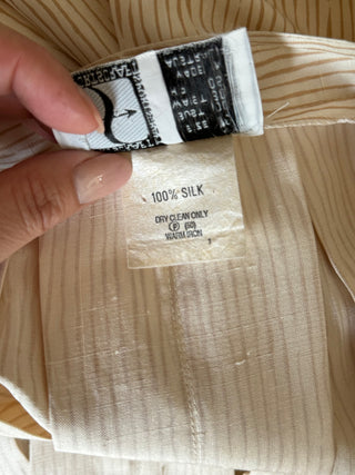 Vintage Silk Pleated Skirt