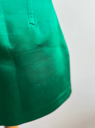 Bright Satin Zara Mini Skirt Size L