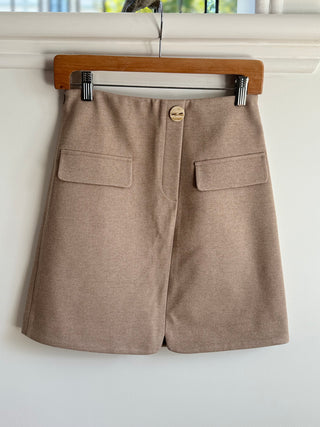 Camel Mini Skirt Size 6-8