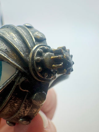 Steampunk Automation Eye Metal Mechanical Ring