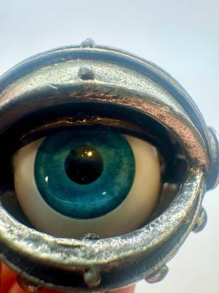 Steampunk Automation Eye Metal Mechanical Ring