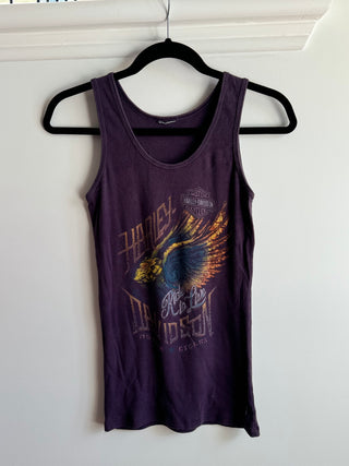 Vintage Harley Davidson Tank Purple Top