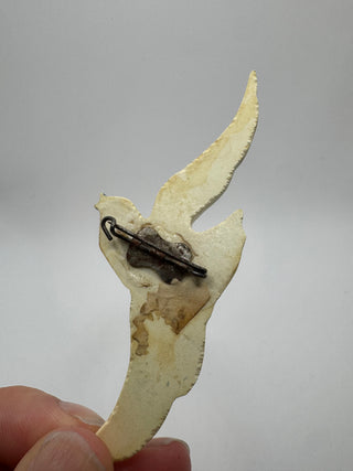 Vintage Celluloid Bird Brooch
