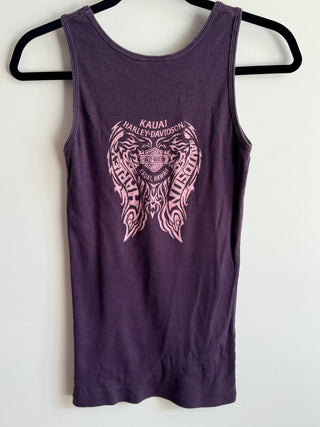 Vintage Harley Davidson Tank Purple Top