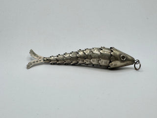 Vintage Articulated Fish Brooch/Pendant
