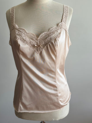 Vintage Cami with Lace Trim