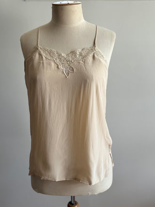 Beige Vintage Cami - Size L - XL