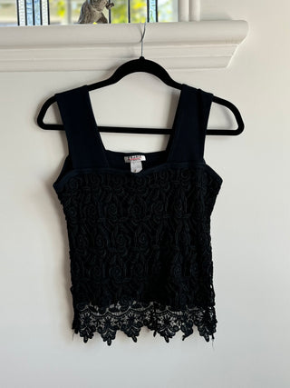 Black Vintage Tank Size L - XL