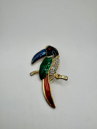 Modern Vintage Toucan Brooch