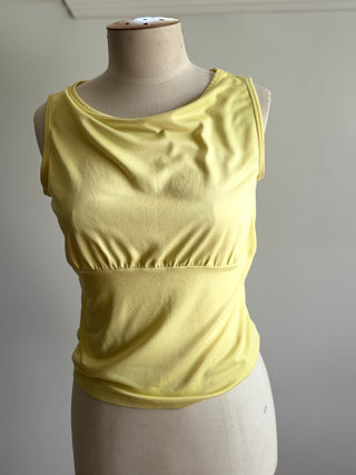 Vintage Principals Tank - Buttery Yellow