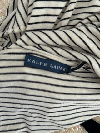 Ralph Lauren Stripe Ruffle Tee