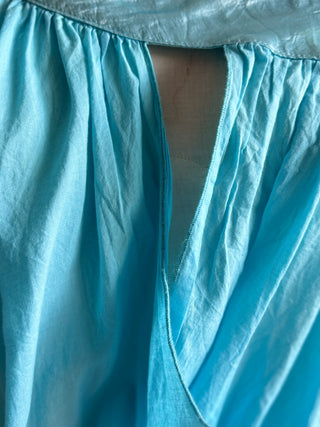 Cotton Angela Lewis Top with Asymmetrical Neckline - Size 10