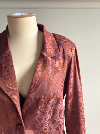 Vintage 80s Lightweight Bronze Blazer
